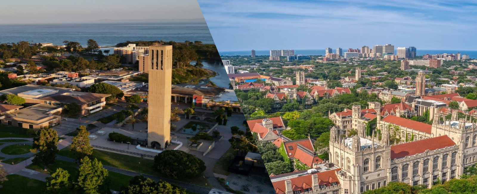 Banner showing UCSB and UChicago campus